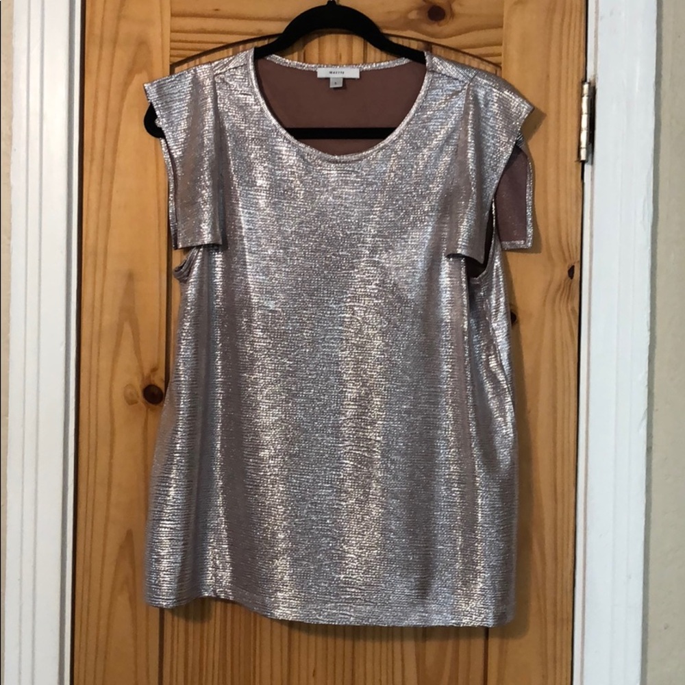 Stella & Dot Metallic Top